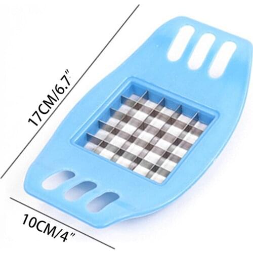 1/2PCS Vegetable Cutter Manual French Fries Potato Slicer Maker Chopper Stainless Steel Chipper Cooking Kitchen Gadget Tool New