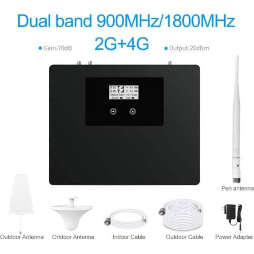 2021 ATNJ new upgrage 2G 4G 900/1800MHz mobile signal booster cellular amplifier 2g 4g signal repeater kit