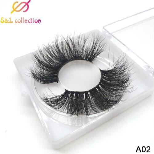 25mm Eyelashes Long 3D mink lashes long lasting mink eyelashes Big dramatic volumn eyelashes strip individual false eyelash
