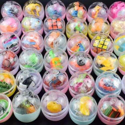 5Pcs Macaron-colored Twisted Egg Ball Cartoon Toys Kids Birthday Party Favors Gift Childrens Day Giveaways School Rewards Props