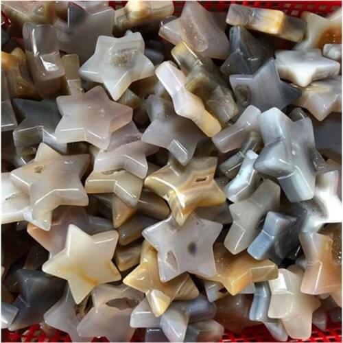 Agate Star Natural Crystal Hand Made Gemstones For Healing Reiki