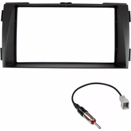 Double Din Car Radio Stereo Dash Mount Kit Antenna for Hyundai Sonata , NF 2008-2010 Styling Trim Panel Facia Installation Frame
