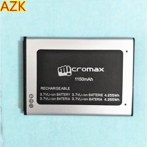 AZK New 1150mAh Replacement Battery for MICROMAX X2820 Phone battery Bateria Batterie