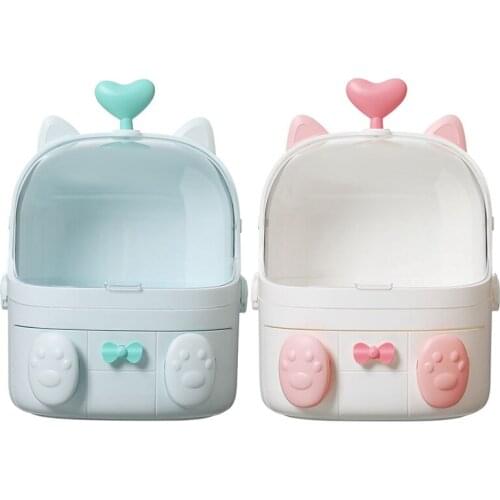 Large Capacity Cosmetic Storage Box Makeup Drawer Organizer Jewelry Nail Polish Makeup Container Desktop Storage Boxs