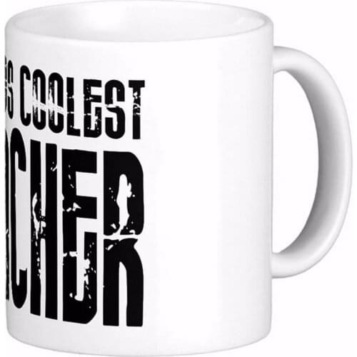 Gifts For Teachers Worlds Coolest Teacher White Coffee Mugs Tea Mug Customize Gift By LVSURE Ceramic Mug Travel Coffee Mugs
