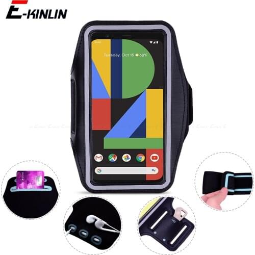 Workout Arm Band Cover Case For Google Pixel 2 3 3a 4a 4 5 XL 2XL 3XL 3aXL 4XL 5G Sport Running Gym Phone holder Bag