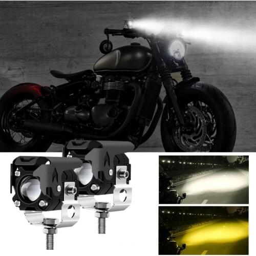 Motorcycle Headlight Easy to Install Long Lifespan Small Size 60W Motorcycle Driving Headlight for Vehicle противотуманные фары