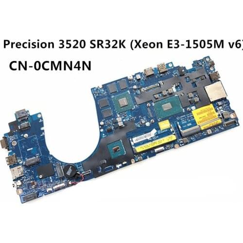 FOR Dell Precision 3520 M3520 motherboard E3 CN-0CMN4N CMN4N LA-E152P SR32K 100% Test ok