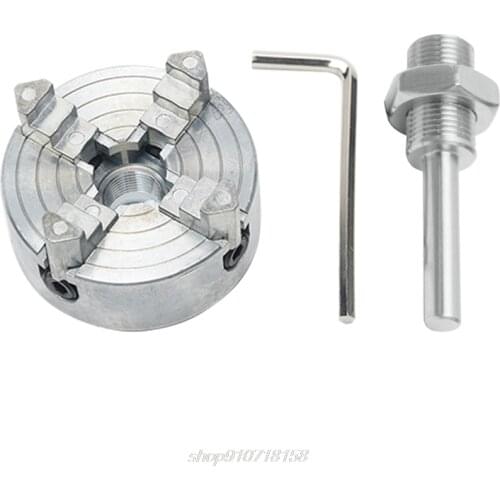 Free shipping 3Jaw Lathe Chuck Zinc Alloy Lathe Chuck Metal Milling Drilling Threaded Back for Electric HammerM15 21 Dropship