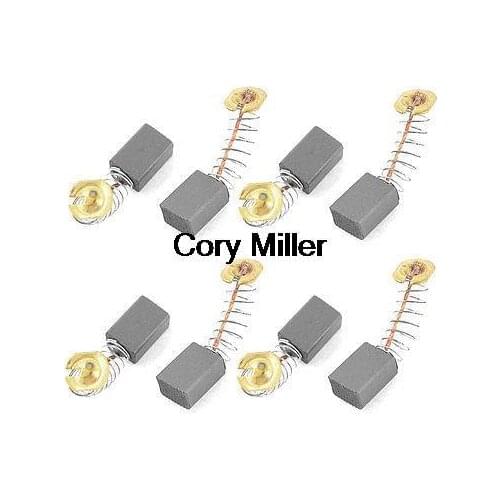 Dust Collector 6mm x 9mm x 12mm Springs Attached Carbon Brush