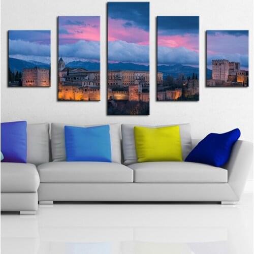 5 Pieces Modern Printed Home Decoration For Living Room Painting On Canvas Wall Arts Picture Decor Artworks Unframed