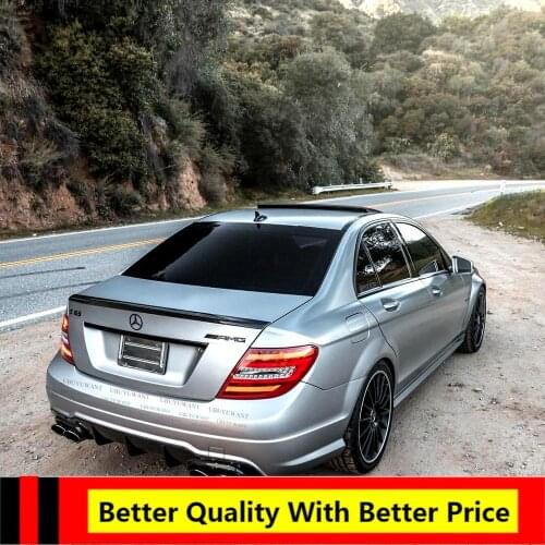 For mer cedes-benz w204 2008 2009 2010 2011 2012 2013 spoiler high quality abs plastic car tail wing decoration