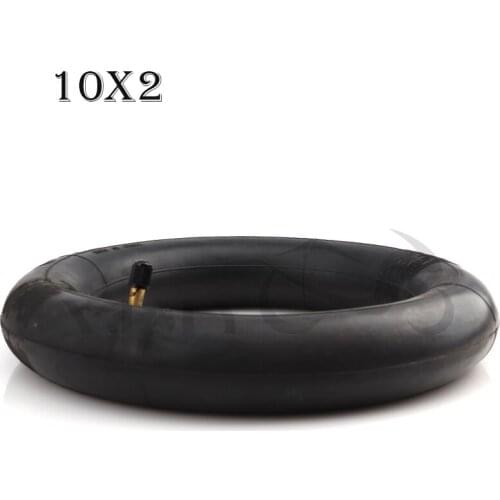 High quality butyl inner tube 10x2 10x2.50 10x2.5 inner tube with folding valve, suitable for scooter stroller 10 inches