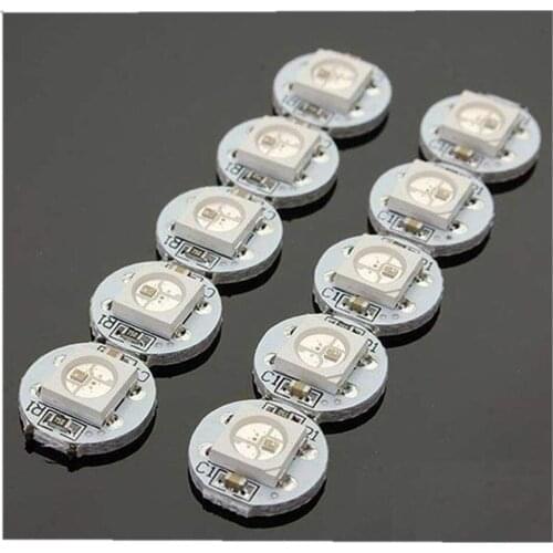 100-1000 stu CKE WS2812B WS2812 LED Chip PCB Ku hlkrper DC 5 V 5050 RGB WS2811 IC Eingebaute