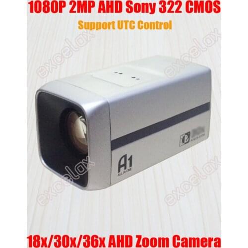1080P 2MP AHD 18x Optical 30x 36x UTC Coaxial Control CCTV Zoom Camera Sony IMX322 CMOS NVP2440 Analog HD Motorized Auto Focus