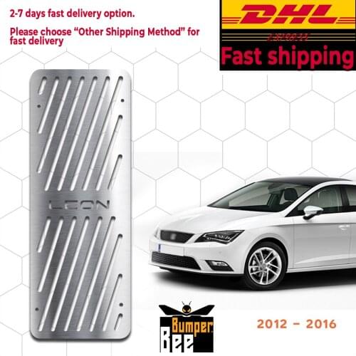 Seat Leon MK3 2012 2013 2014 2015 2016 Car Accessories ABS Chrome Foot Rest Pedal Body Molding Moulding Trim