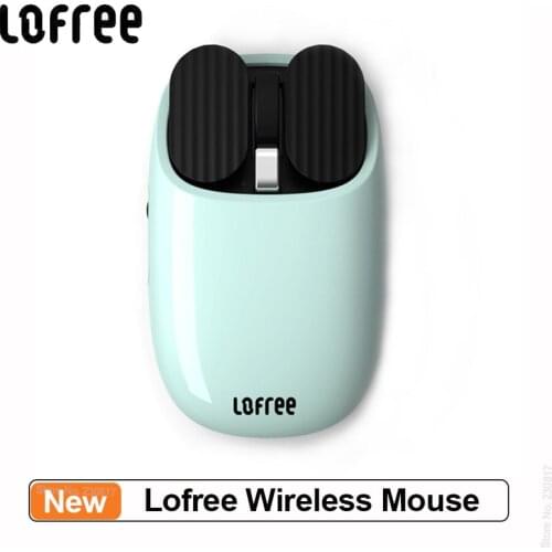 Lofree Chips Bluetooth-compatible Wireless Mouse Dual Mode Connection Rechargeable Office Home Laptop Portable Mouse