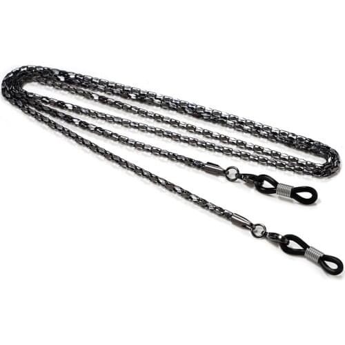 New Metal Beads Chain Sunglasses Female Chain Reading Glasses Hanging Neck Sunglasses Chain