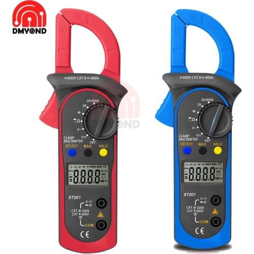 Digital Multimeter kondensator tester Digital Voltage Clamp Meter Automotive spannung tester Clamp amperemeter ST201