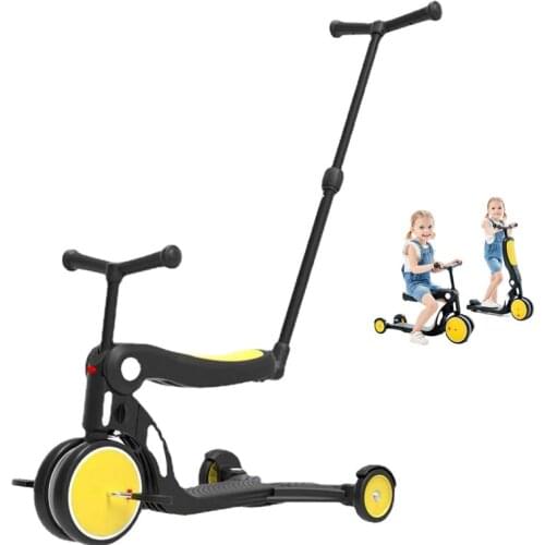 Deformable Childrens Scooter Tricyle Balance Bike 1-6-years Baby Ride on Toys Three Wheels Stroller Travel Stroller Lightweight