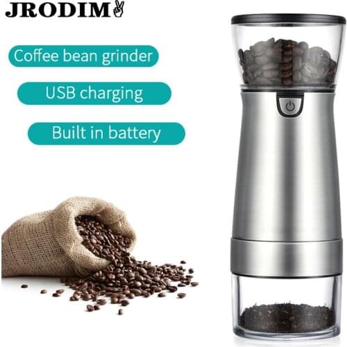 Electric Coffee Grinder USB Charging Coffee Bean Grinder Professional Nuts Beans Salt and Pepper Mill Kitchen Tool Accessories