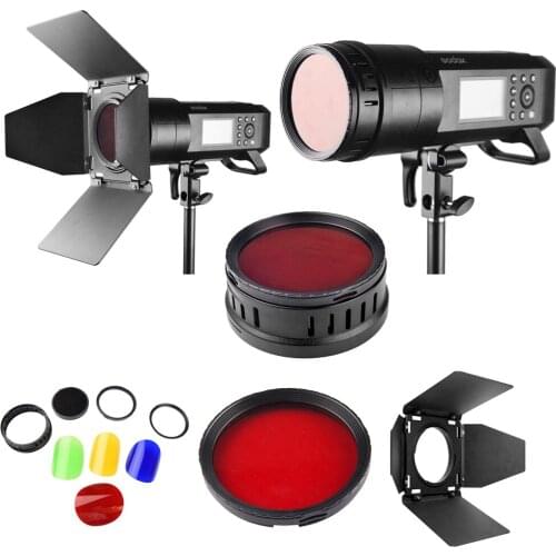 Godox BD-08 Barn Door and Color Filter for Godox AD400Pro Outdoor Flash Strobe Light Monolight