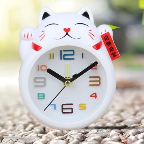 Chinese Lucky Clock Feng Shui Figure Clock in Colourful Box Kids Alarm Clock U2JC