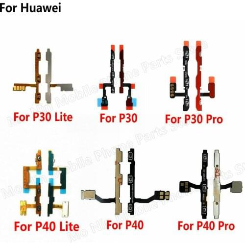New Power on/off Button Volume Key Flex Cable FPC For Huawei P40 P30 Lite Pro Mobile Phone