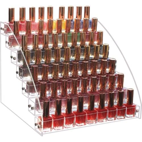 Multi Layers Jewelry Organizer Acrylic Stand Nail Polish Shelf Eyeglass Glasses Frame Rack Display Sunglass Women Storage Box