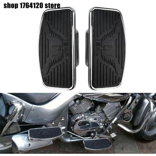 Motorcycle CNC Wide Foot Peg Rider Passenger Floorboard Footboard Fit For VTX 1300 1800 Boulevard C50 Intruder Volusia 400 800