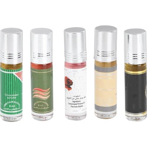 Gift Boxes 6ML Muslim Fragrance Perfume Alcohol-Free Plant Extracts Religious Islamic Supplies Essential Oils paper gift box