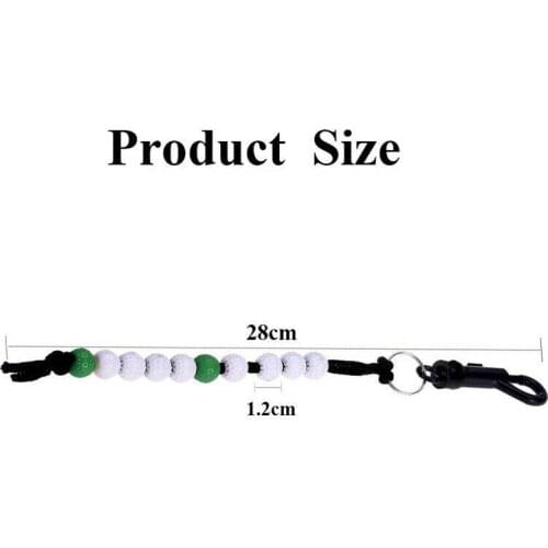 New Plastic Golf Bead Stroke Counter Braid Cord Score Count with Clip Counter Drop Shipping