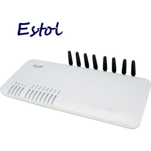 Wholesale 8 Channels DBL GOIP8 GSM VOIP gateway for termination, Support VPN & IMEI change&SMS,SIM Card eight ports sip gateway
