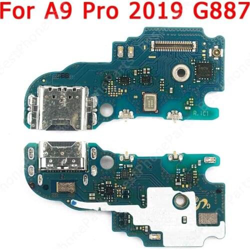Original Charging Port For Samsung Galaxy A9 Pro 2019 G887 Charge Board Ribbon Socket Usb Connector Flex Replacement Spare Parts