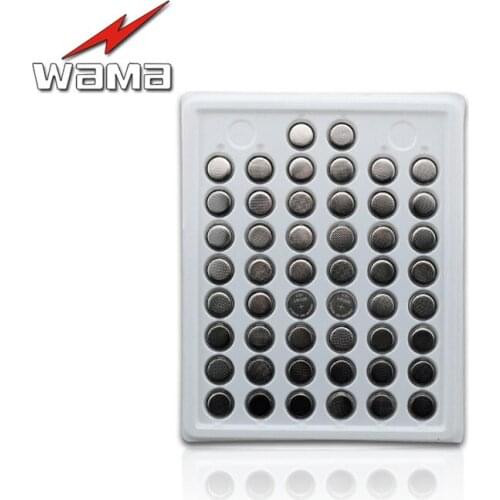 50pcs/lot Wama LIR1220 3.6V Rechargeable Button Cell Batteries Replace CR1220 BR1220 DL1220 Coin Battery Wholesale Drop Ship