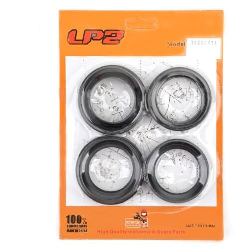 Areyoursho for Kawasaki KL250 Super Sherpa KZ550C VULCAN 500 EL450 EL250 EN500 Front Fork Oil Seal Dust Cap Repair Rebuild Kit