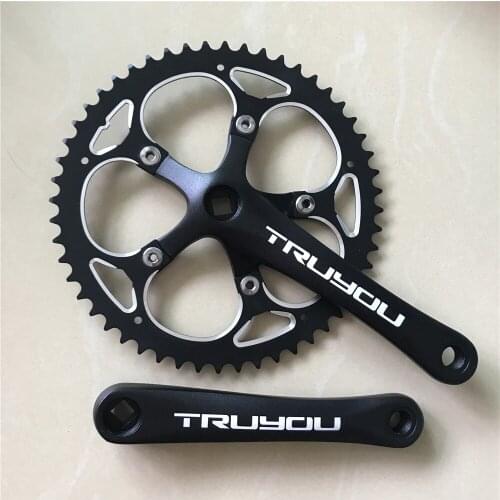 Folding Bike Crankset 110 BCD 34T 36T 38T 39T 42T 44T 46T 48T 50T 52T 53T Chainring Chainwheel 3/32" Tooth Thickness Crank 170mm