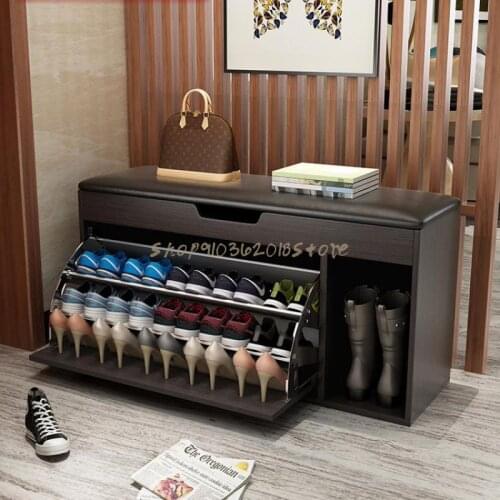 Hongmingxuan Shoes Changing Stool Shoes Cabinet Try To Wear Shoes Stool Type Door Can Sit At The Door Of Shoes Changing Cabinet