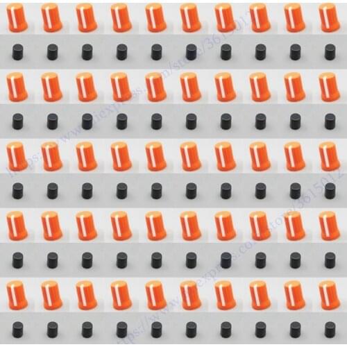 500X orange color OEM Rotary Control Knob For Pioneer DJM-T1 S9 DIY DJ XDJ-RX R1 RZ AERO