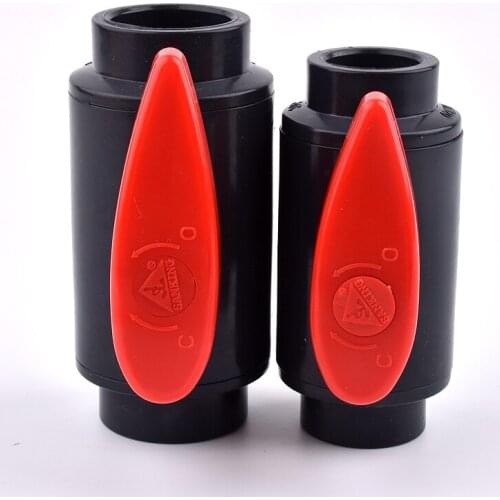 1PC 20~110mm Big Size PVC Pipe Socket Ball Valve Home Garden DIY Irrigation System Aquarium Fish Tank Connector Fittings