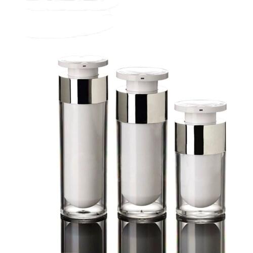 15ml 30ml 50ml luxury cosmetic vacuum bottle empty airless pump bottles