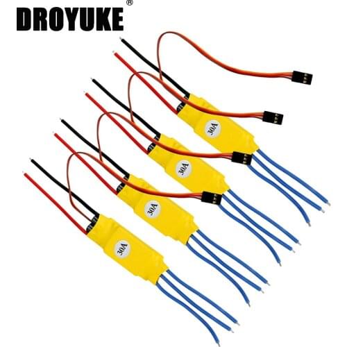 4pcs XXD HW 30A,40A ESC Brushless Motor Speed Controller RC BEC T-rex Helicopter Boat for F450 F550 Mini Quadcopter Drone