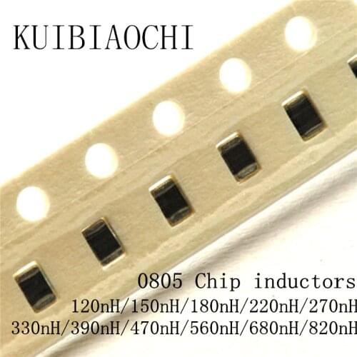 50pcs/lot SMD chip inductor 2012 0805 120nH 150nH 180nH 220nH 270nH 330nH 390nH 470nH 560nH 680nH 820nH