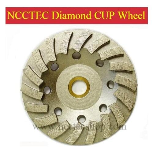 6'' Diamond floor grinding cup Wheels | 150mm Concrete surface grind discs | silver welding 12 segments
