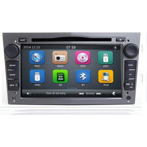 7" 2 DIN CAR GPS for opel Vauxhall Astra H G J Vectra Antara Zafira Corsa Vivaro Meriva Veda DVD PLAYER black/silver/grey frame