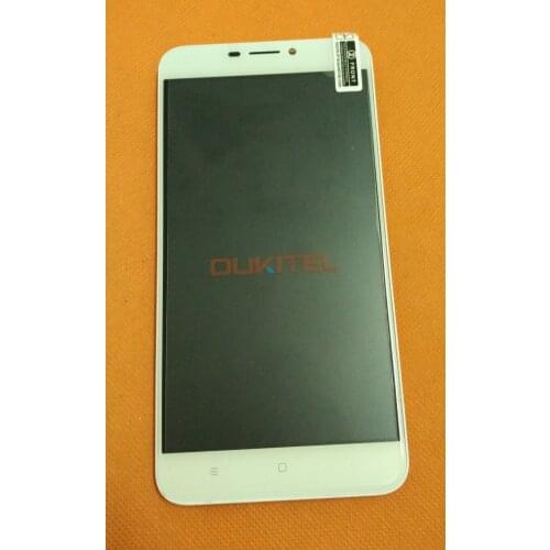Used Original LCD Display +Digitizer Touch Screen Glass+ Frame for Oukitel U20 Plus MTK6737TQuad Core 5.5 Inch FHD Free Shiping