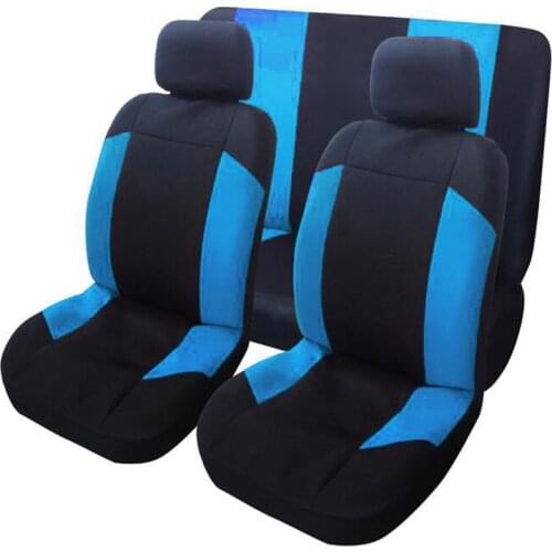 New High Quality Universal Car Seat Cover 9 Set Full Seat Covers for Crossovers Sedans Auto Interior Styling Decoration Protect