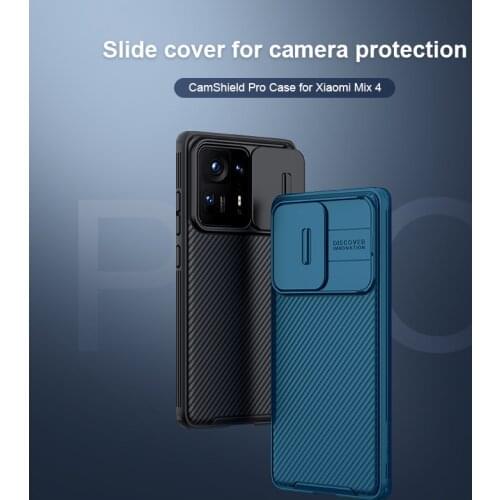 For Xiaomi Mi Mix 4 Case Cover NILLKIN Hard Plastic Slide Lens Camera Protection Back Cover Case for Xiaomi Mi Mix4