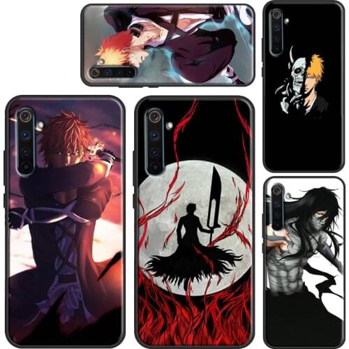 Bleach Anime Ichigo Case For OPPO Realme 8 Pro 6 7 Q3 Pro C3 C11 C15 C21 GT OnePlus 8 Pro 9 Pro 7T 8T 9R Cover
