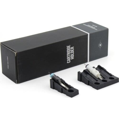 48pcs Disposable Tattoo Cartridge Tray Needle Holder Stand Tray Ink Cup Tattoo Plate Microblading Tattoo Accessories Tool